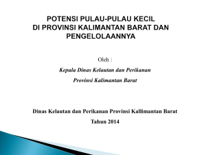 Kepala Dinas Kelautan dan Perikanan Provinsi Kalimantan Barat