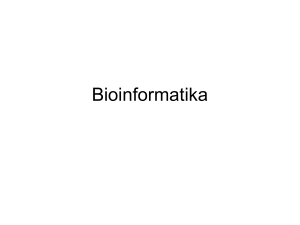 Bioinformatika2 Penerapan