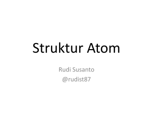 Fisika Atom - Di Sini Rudi Susanto
