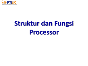 Struktur dan Fungsi Processor