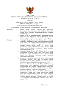 keputusan menteri kelautan dan perikanan republik indonesia