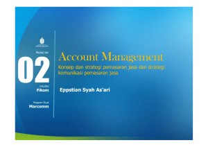 Account Management - Universitas Mercu Buana