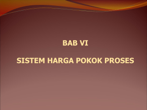 METODE HARGA POKOK PROSES (II)