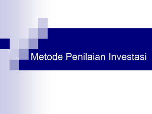 7. metode penilaian investasi