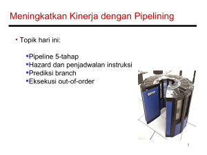 Meningkatkan Kinerja dengan Pipelining