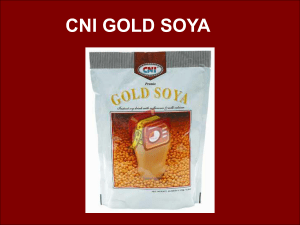Keunggulan CNI Gold Soya Mengandung Kalsium Susu.