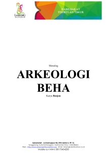 arkeologi beha - Yayasan Lanjong Kutai Kartanegara