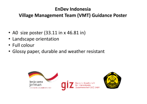 EnDev Indonesia Village Management Team (VMT