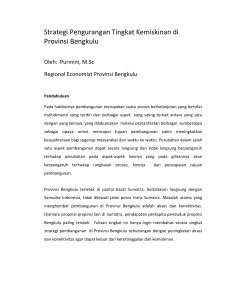 2014, Laporan Akhir EKPD Provinsi Bengkulu