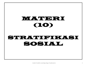 materi (10) stratifikasi sosial