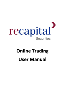 Manual OL - Recapital Securities