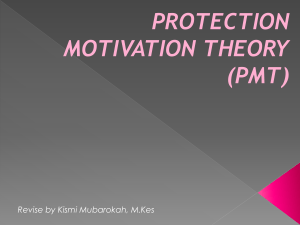 BASIC OF PROTECTION MOTIVATION THEORY