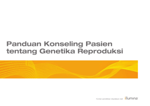 Panduan Konseling Pasien tentang Genetika Reproduksi