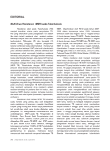 Multi-Drug Resistance (MDR) pada Tuberkulosis (PDF
