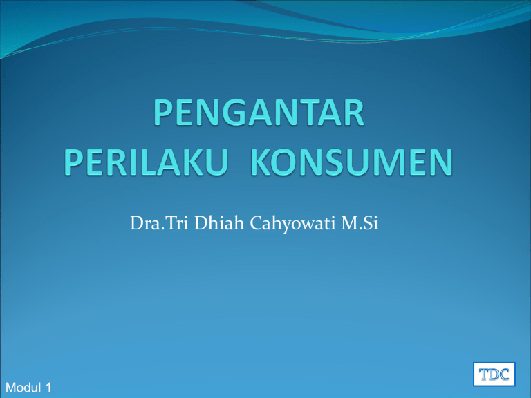 Kategori Perilaku Konsumen Pengguna Riset Pasar