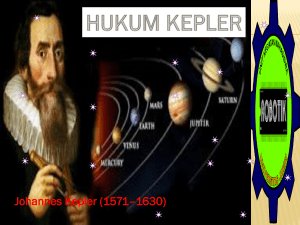 hukum Kepler - WordPress.com