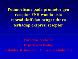 Polimorfisme pada promotor gen reseptor FSH