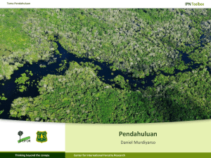 powerpoint - Center for International Forestry Research