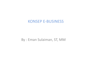 E-Business - Eman Sulaiman, ST, MM