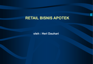 RETAIL BISNIS APOTEK