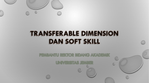 TransferablE dimension dan soft skill - lp3@unej