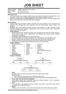 Jobsheet Access 1 - E-Learning SMK Muhammadiyah 1 Lendah