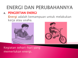 energi dan perubahannya
