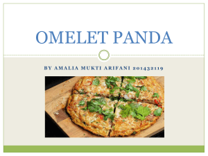 Presentasi omelet panda - 201432119 Amalia Mukti Arifani