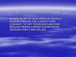 Metode Memahami Islam