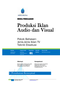 Modul Produksi Iklan Audio Visua [TM1]