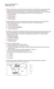 soal try out geografi d