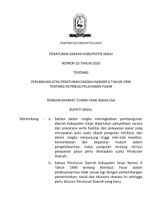 pemerintah kabupaten sinjai - BPK RI Perwakilan Provinsi Sulawesi