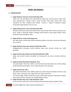 Istilah dan Batasan - BKKBN | Jawa Tengah