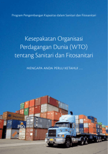 (WTO) tentang Sanitari dan Fitosanitari