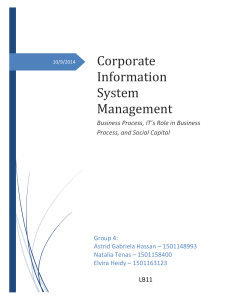 Corporate Information System Management - treis