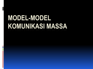 Model2 Komunikasi massa