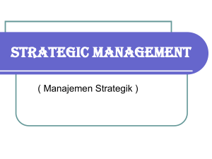 STRATEGIC MANAGEMENT 2 - E