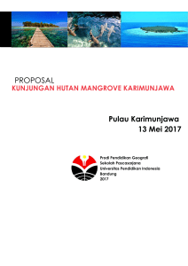 Proposal Kuliah Lapang 3 - Balai Taman Nasional Karimunjawa