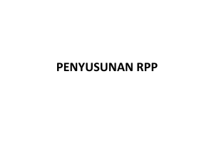 penyusunan rpp - Wahyu Hidayat, S.Pd., M.Pd.