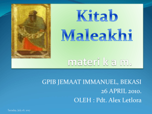 Kitab Maleakhi - alexiusletlora.com