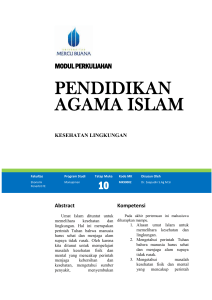 Modul Pendidikan Agama Islam [TM11]