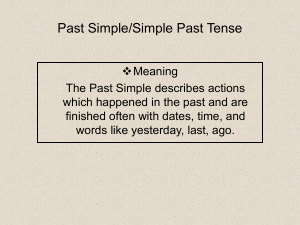 past-simplesimple-past-tense