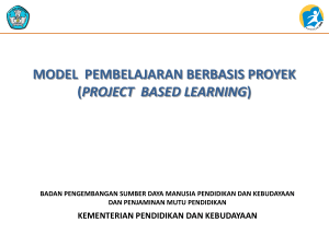 Project Based Learning - Sch