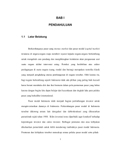 pengaruh suku bunga bank indonesia (sbi)