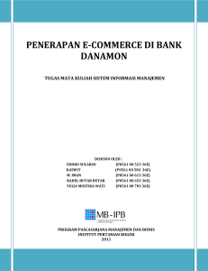 penerapan e-commerce di bank danamon