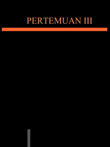 PERTEMUAN III - Pemrograman Berbasis Web Lanjut