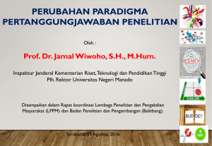 - Prof. Dr. Jamal Wiwoho