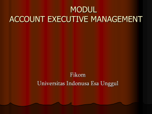 Account Executive Management Pertemuan 4
