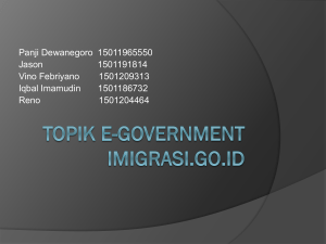 Topik E-Government Imigrasi.go.id