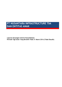 Nusantara Infrastructure Tbk, pt